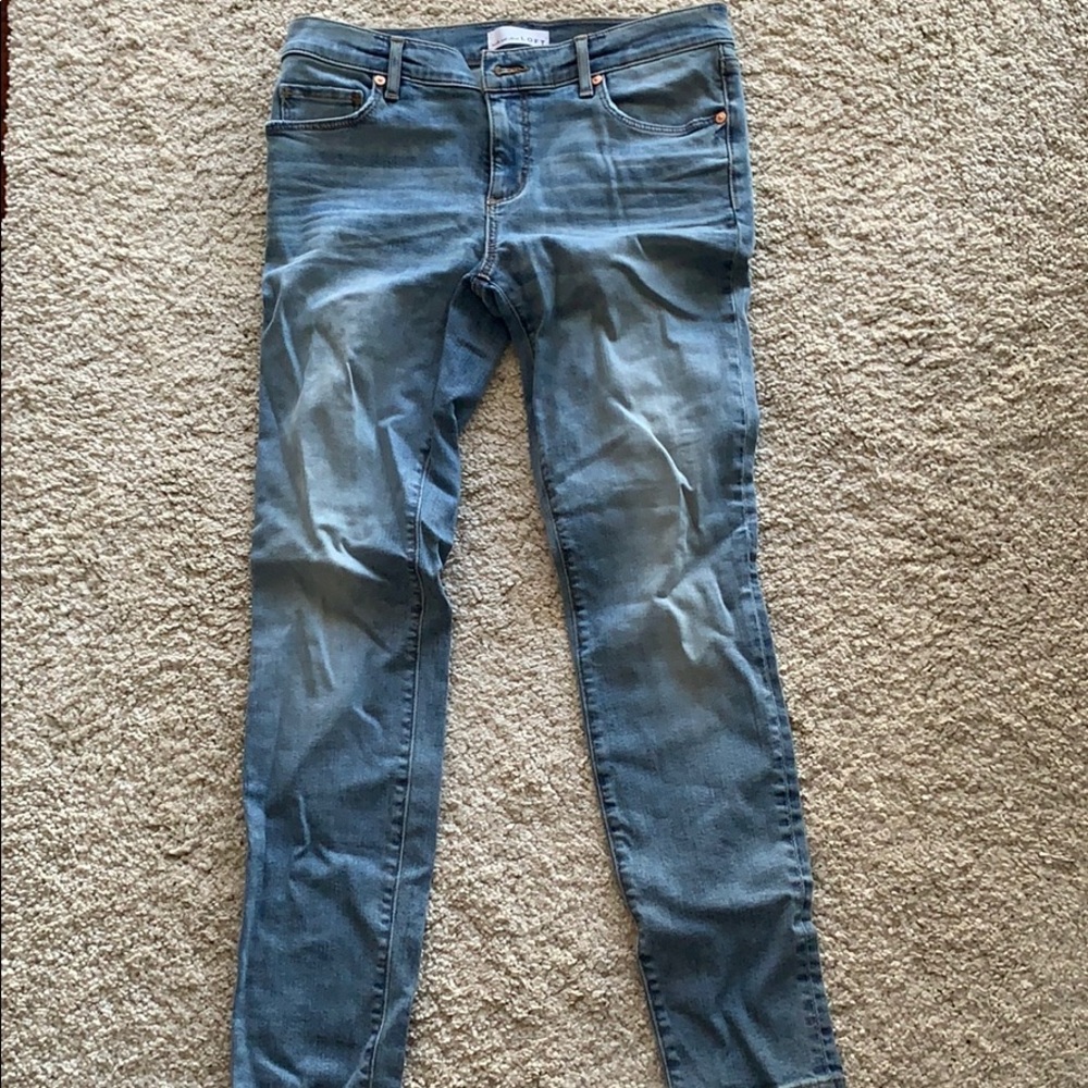 LOFT Light Wash Skinny Jeans Size 27